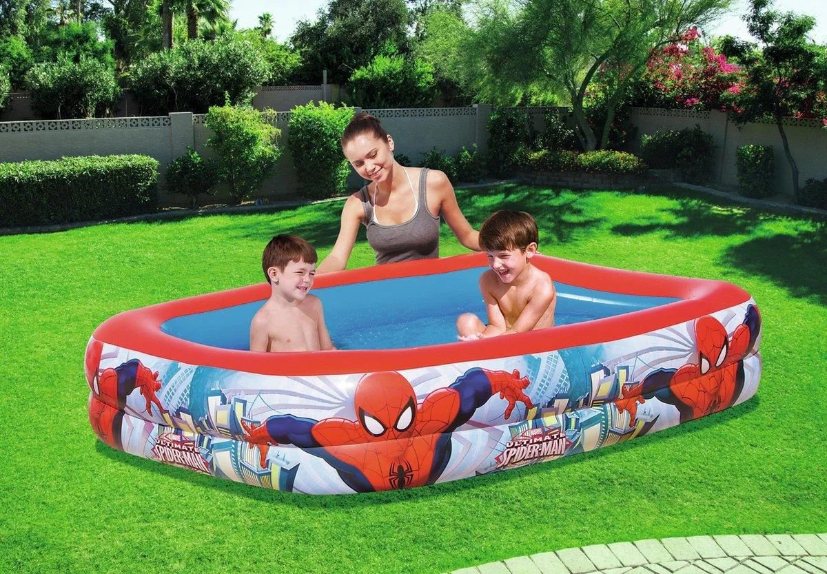 Piscina de familie Bestway Spider-Man 201x150x51 cm