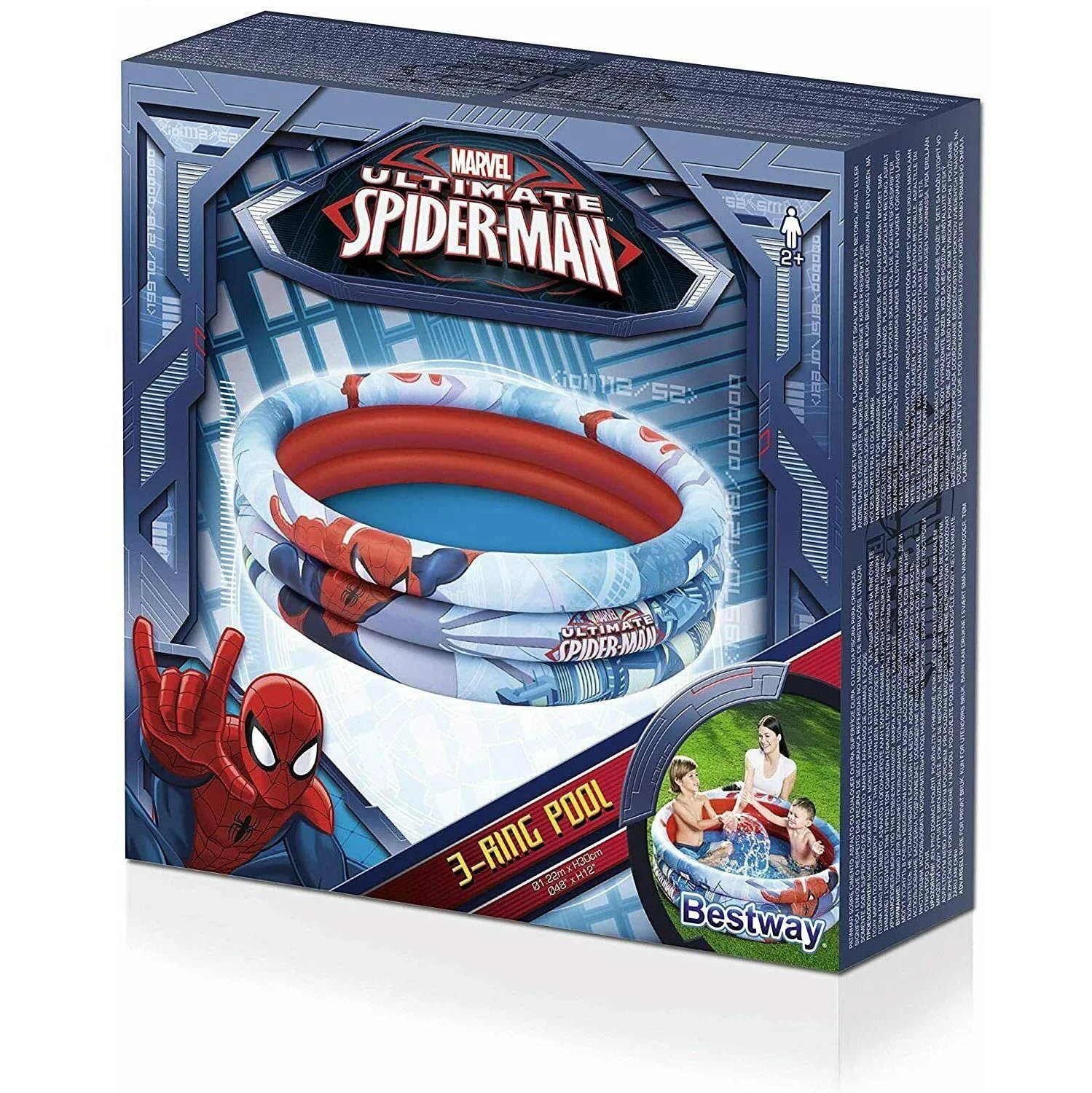 Piscina rotunda Bestway Spider-Man 122x30 cm