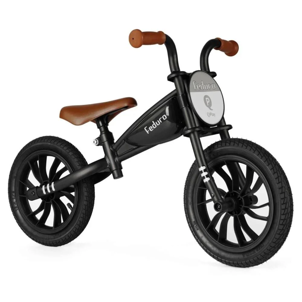 Bicicleta fara pedale Qplay Feduro Black