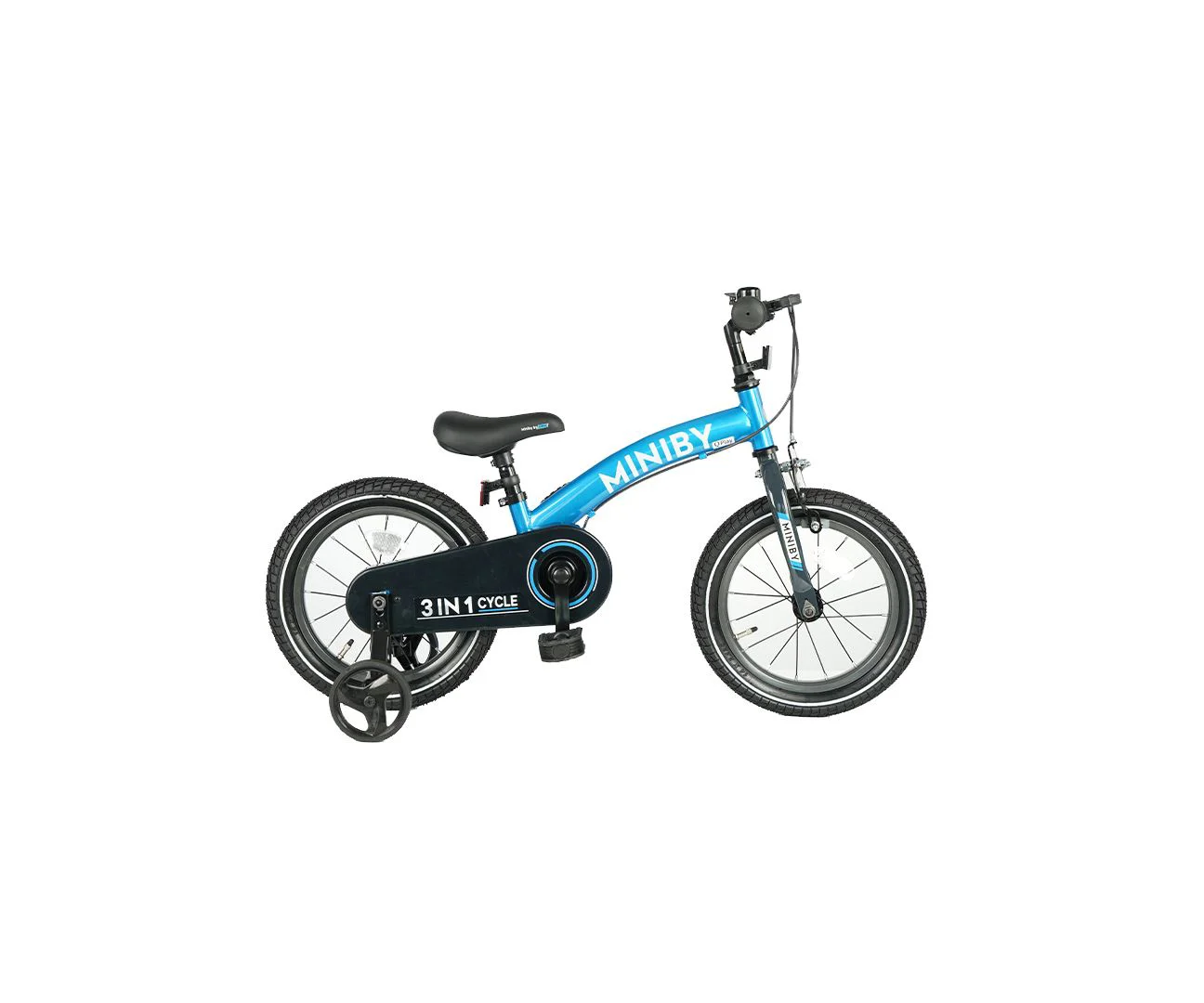 Bicicleta pentru copii 3 in 1 Qplay Miniby Blue 14'