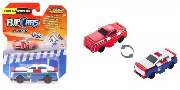 Masinuta transformer Make it Real Flip Car foto