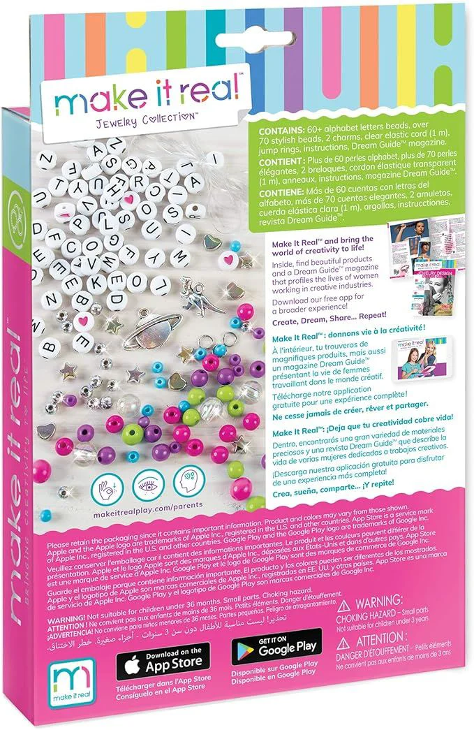 Set de creatie Make It Real Block & Rock Charm Bracelet foto