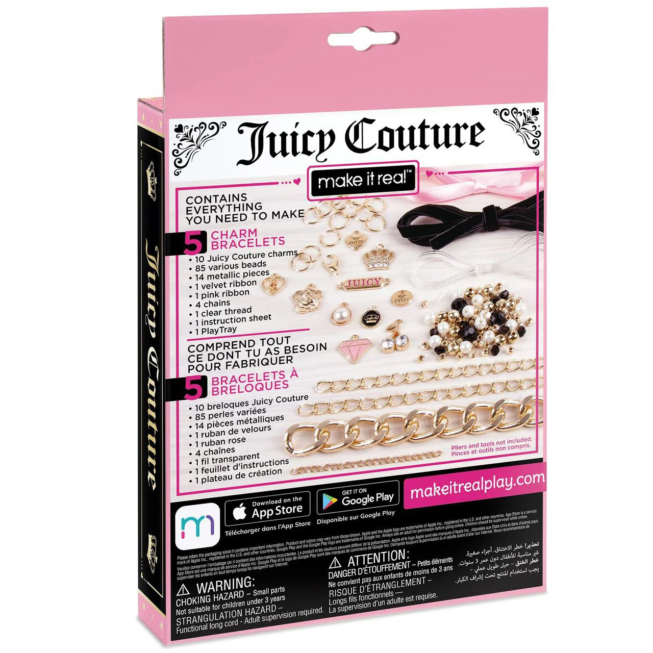 Творческий набор Make It Real Juicy Couture Mini Chains and Charms