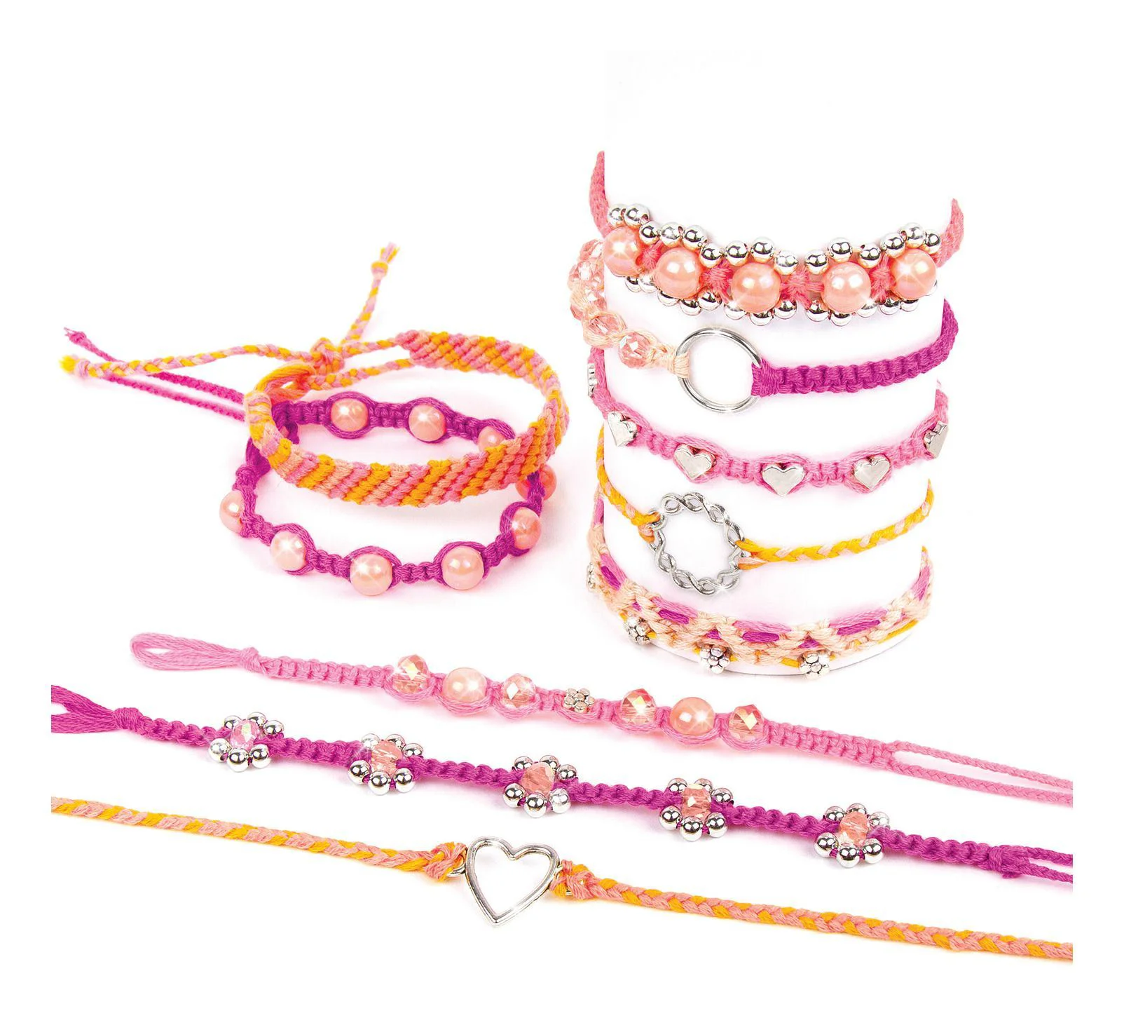 Творческий набор Make It Real Macrame Friendship Bracelets