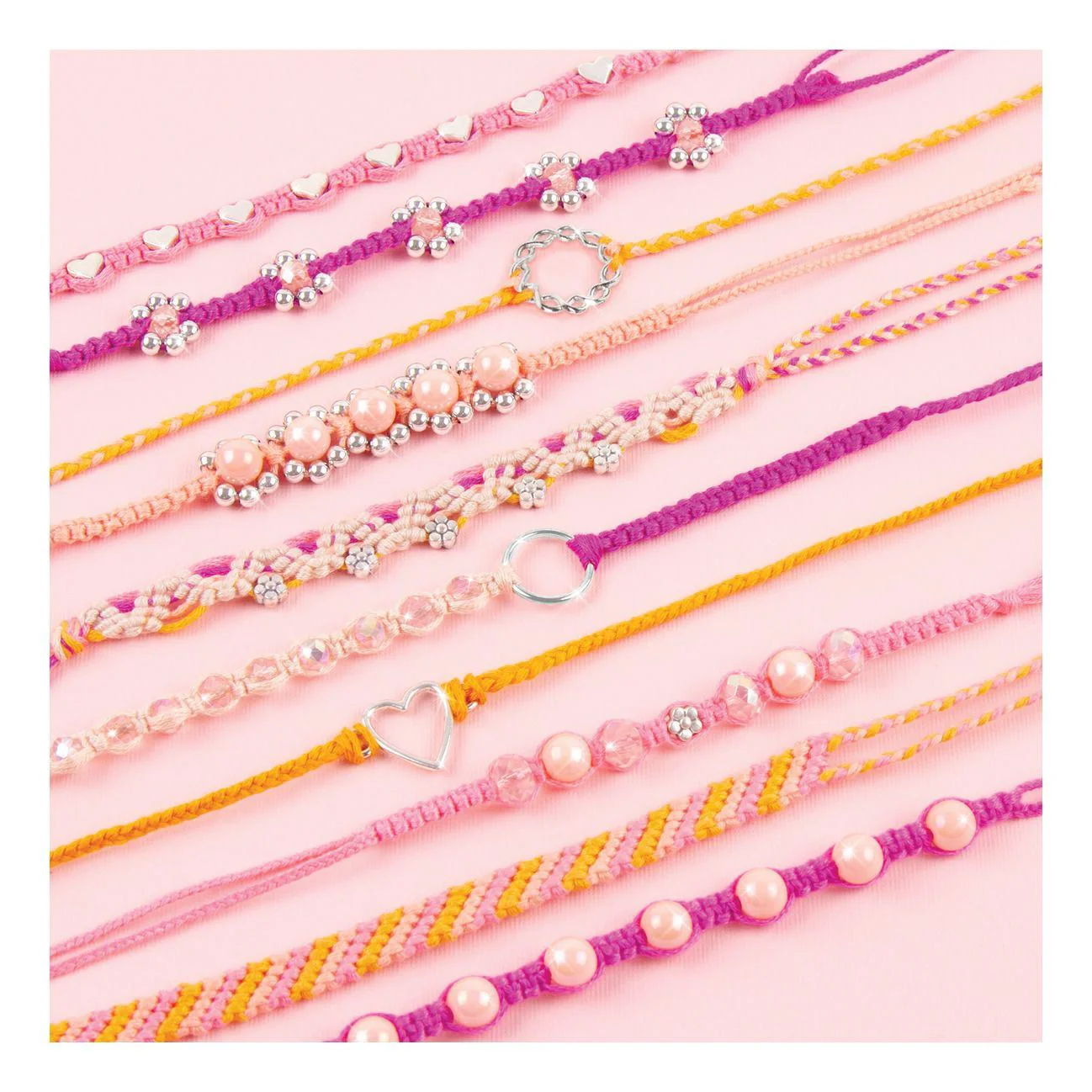 Творческий набор Make It Real Macrame Friendship Bracelets