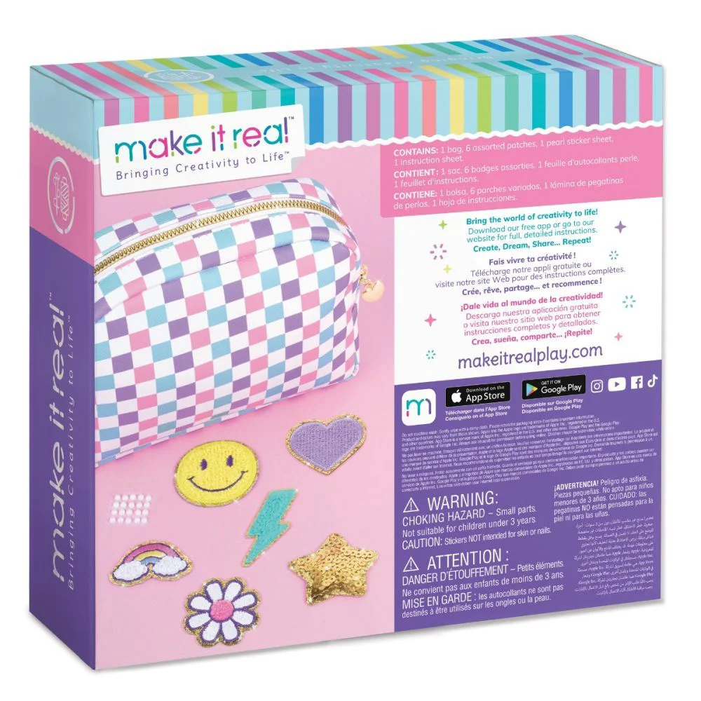 Set de creatie Make it Real Portfard cu stickere aplicabile