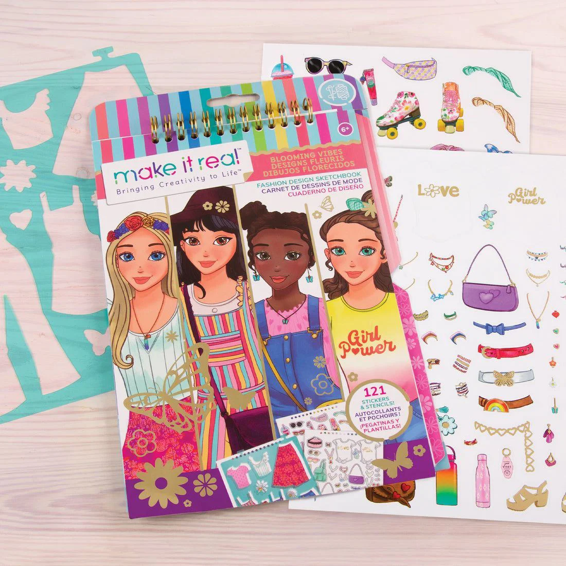 Set de creatie Make it Real Love & Daisies Sketchbook