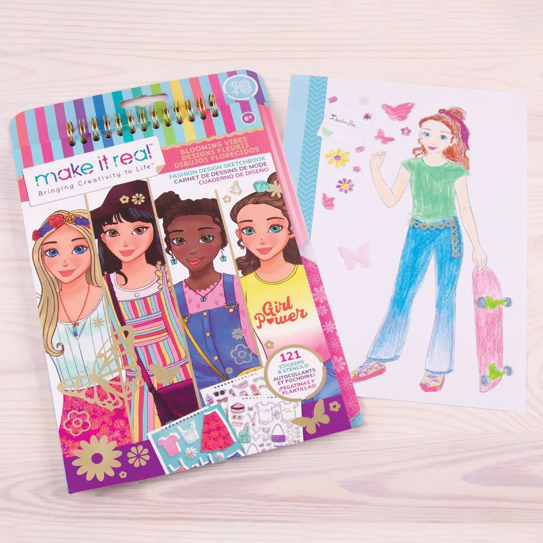 Set de creatie Make it Real Love & Daisies Sketchbook