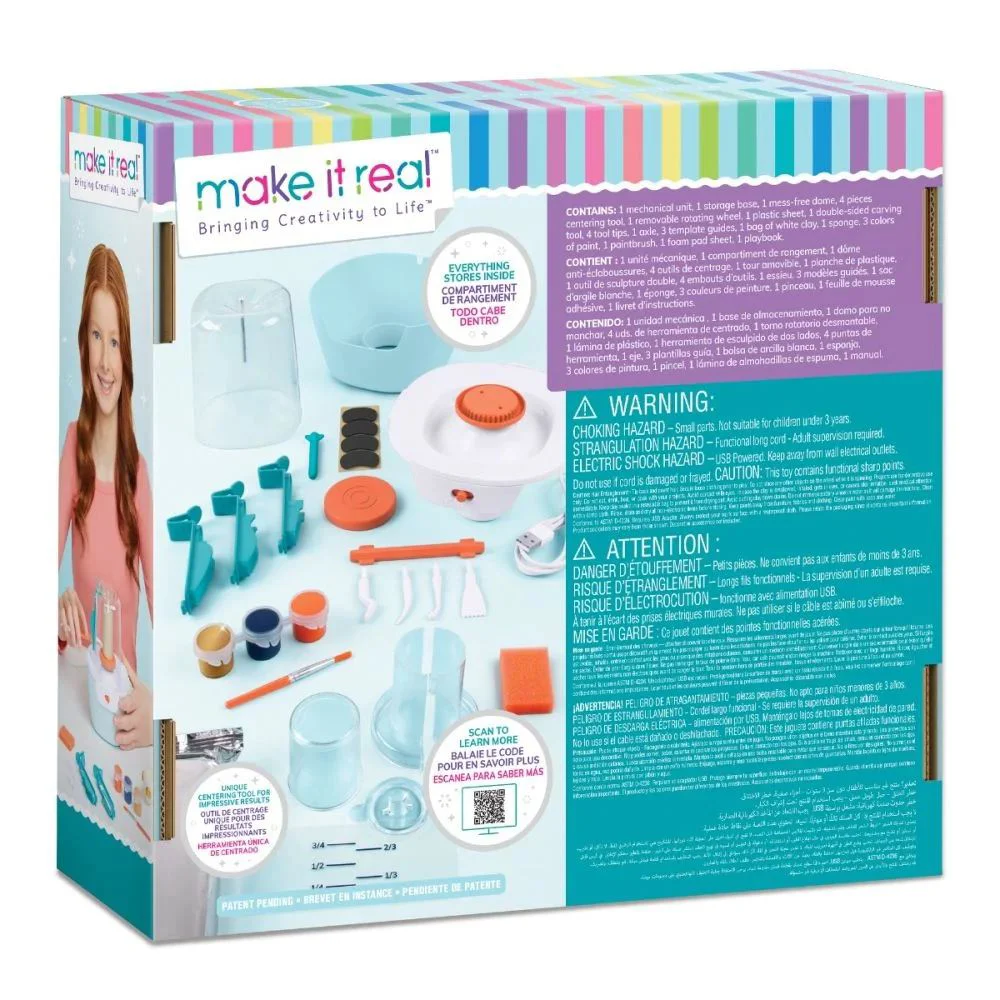 Set de joaca Make It Real Mini Pottery Wheel