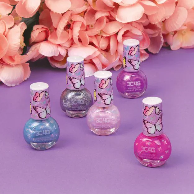 Set lacuri de unghii Make It Real Butterfly Glitter