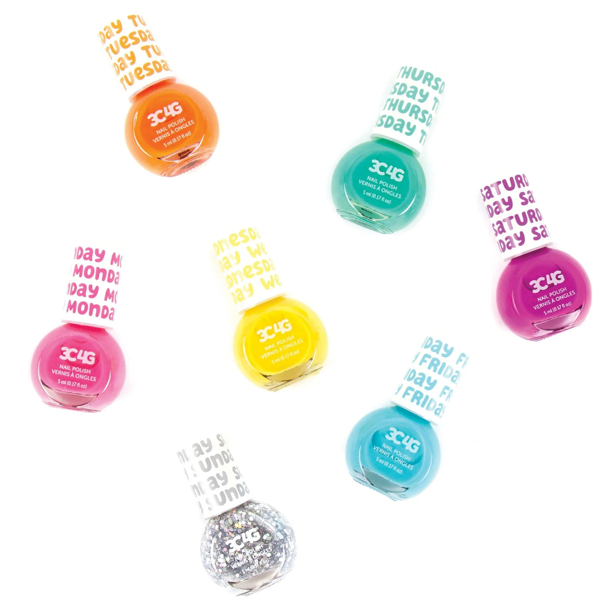 Set lacuri pentru unghii Make It Real Rainbow Bright foto