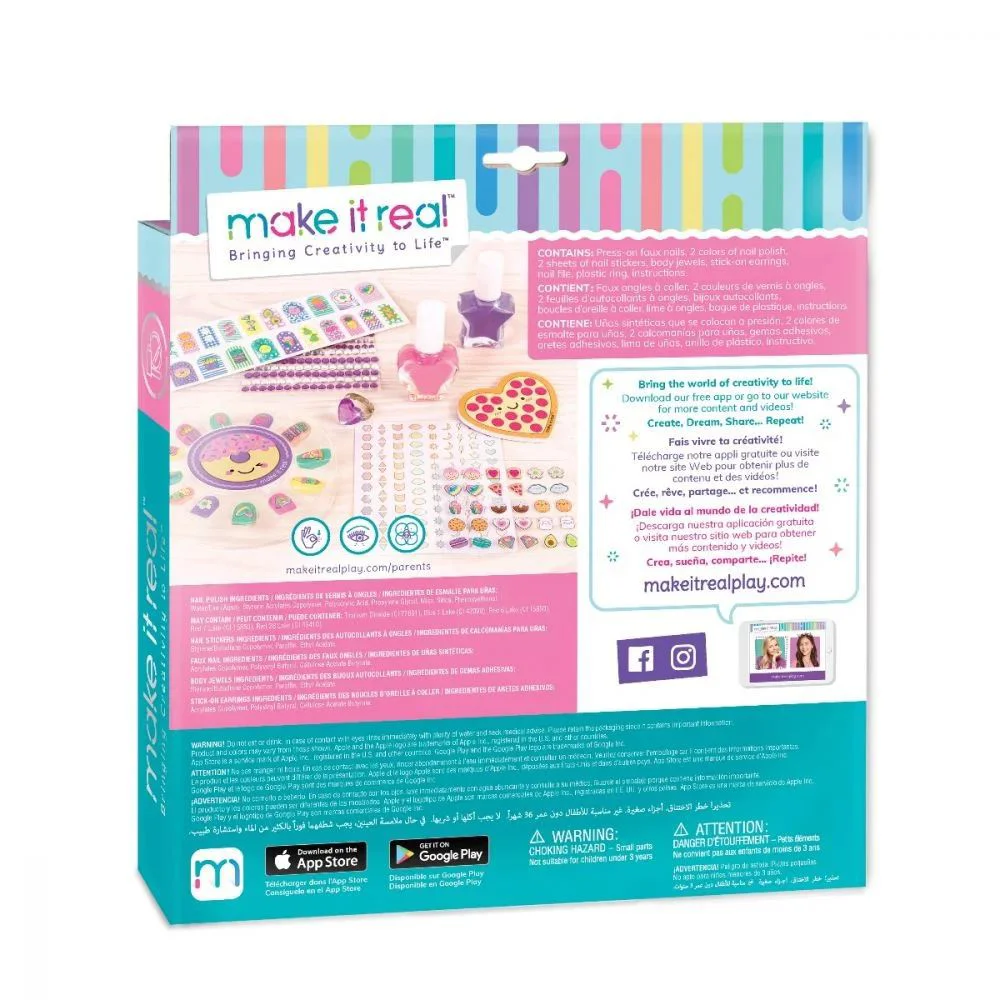 Set pentru unghii Make It Real Glitter Girls Nail Party