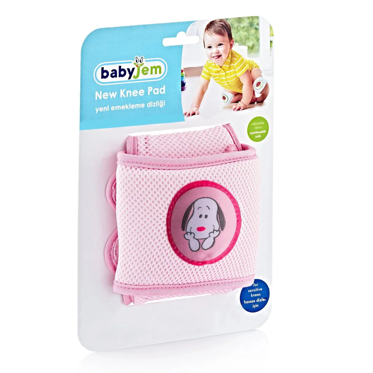 Защитные наколенники для младенцев BabyJem Pink