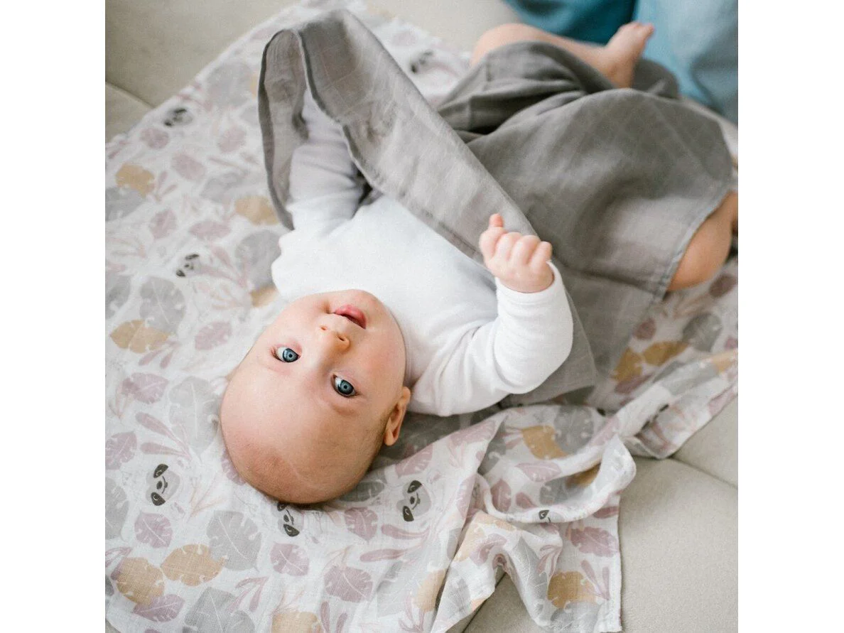 Pelinci de muselina super moale BabyOno Gri, 3 buc.