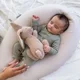 Большая подушка для беременных 3 в 1 Doomoo Comfy Big Tetra Almond, органический хлопок