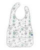 Baveta impermeabila cu buzunar KikkaBoo Savanna Pattern Grey foto