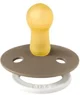 Suzeta rotunda BIBS Dark Oak Night din latex (0-6 luni) foto