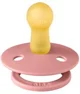Suzeta rotunda BIBS Dusty Pink din latex (6-18 luni) foto