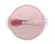 Set castron cu ventuza si lingurita cu senzor de temperatura KikkaBoo Pink foto