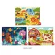 Seria de puzzle-uri Scene cu animale, 3 in 1, nivelul 3