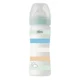 Biberon din plastic Chicco Boy cu tetina din silicon cu flux mediu, 250 ml foto