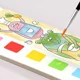 Carte de colorat cu acuarele inclusa Mideer Vacanta minunata foto