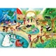 Puzzle Clementoni SuperColor Gradina zoologica, 2x60 piese