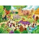 Puzzle Clementoni SuperColor Gradina zoologica, 2x60 piese