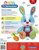 Интерактивная плюшевая игрушка Clementoni Кролик