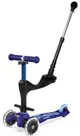 Trotineta Micro Mini 3 in 1 Deluxe Plus LED Blue foto