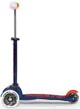 Trotineta Micro Mini Deluxe Magic LED Navy Blue foto