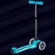 Trotineta Micro Mini Deluxe Glow LED Plus Glacier Aqua foto