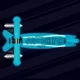 Trotineta Micro Mini Deluxe Glow LED Plus Glacier Aqua foto