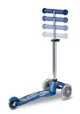 Trotineta Micro Mini Deluxe Galaxy Glitter LED Navy foto