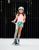 Trotineta Micro Cruiser LED Aqua foto