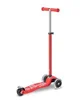 Trotineta Micro Maxi Deluxe LED Red foto