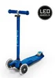 Trotineta Micro Maxi Deluxe LED Blue White foto