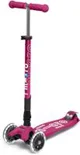 Trotineta pliabila Micro Maxi Deluxe Foldable LED Berry Red foto