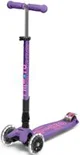 Складной самокат Micro Maxi Deluxe Foldable LED Purple foto