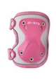 Set de protectii pentru genunchi si coate Micro reflective Pink M foto