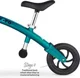 Bicicleta fara pedale Micro G-Bike Chopper Deluxe Aqua