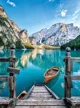Puzzle Clementoni Lacul Braies, 500 piese foto