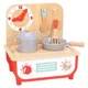 Bucatarie BBQ din lemn 2 in 1 Tooky Toy