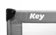 Tarc pliabil pentru copii Caretero Key Graphite
