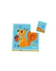 Cub puzzle din lemn Tooky Toy Animale foto
