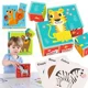 Cub puzzle din lemn Tooky Toy Animale foto
