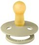 Set 2 suzete rotunde din latex BIBS Colour Khaki/Dusty Blue (6-18 luni) foto