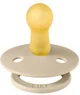 Set 2 suzete rotunde din latex BIBS Colour Vanilla/Pine (6-18 luni) foto