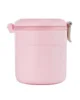 Recipient pentru lapte praf cu lingurita KikkaBoo Pink, 130 g