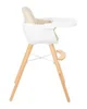 Scaun de masa 2 in 1 KikkaBoo Woody Beige